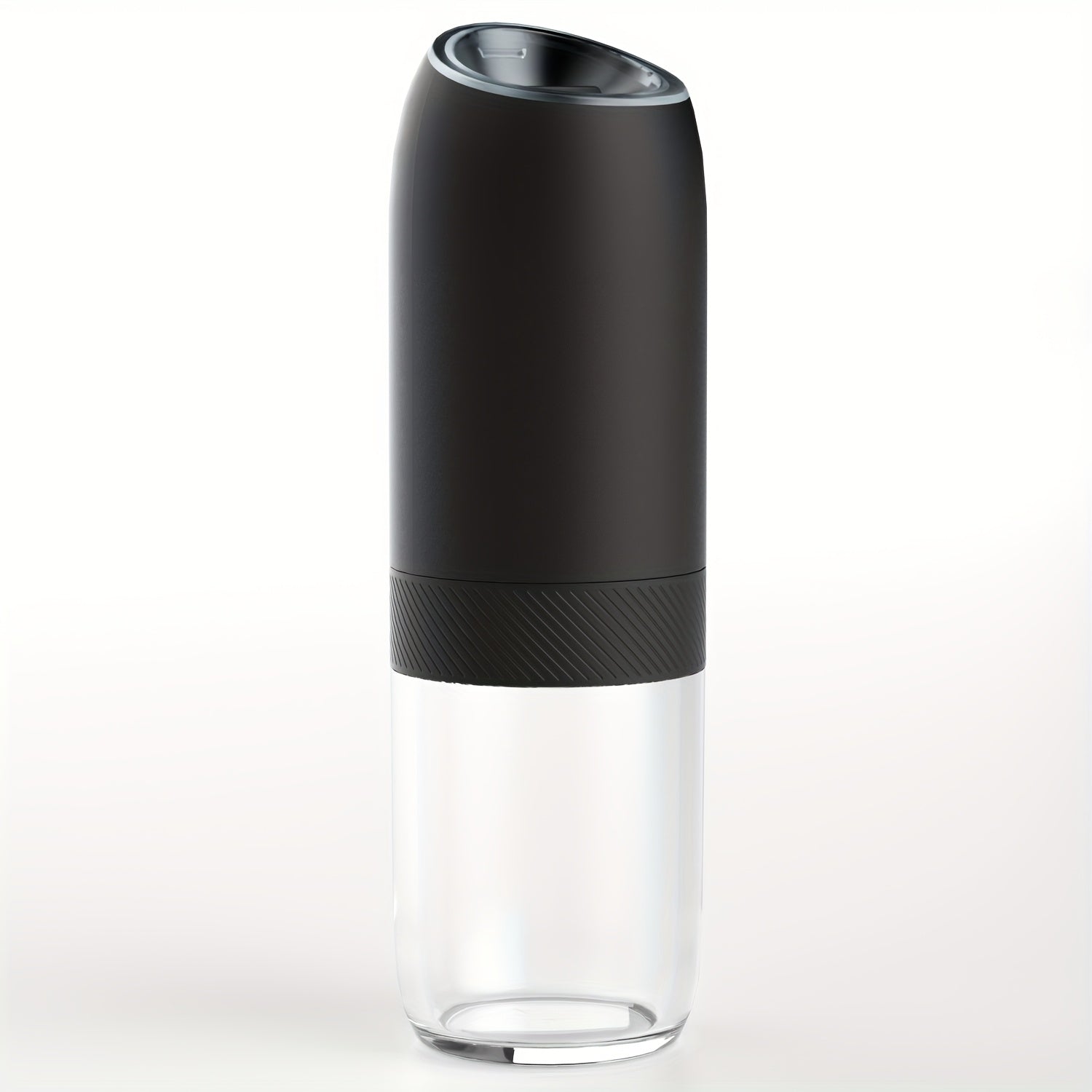 PANCERKA Elektr salt va murch maydalagich, Batareyali LED chiroq bilan, bitta qo‘l bilan boshqarish, qattiqlikni sozlash mumkin, Uy/oshxona/BBQ/Tabiatda/Travel uchun.