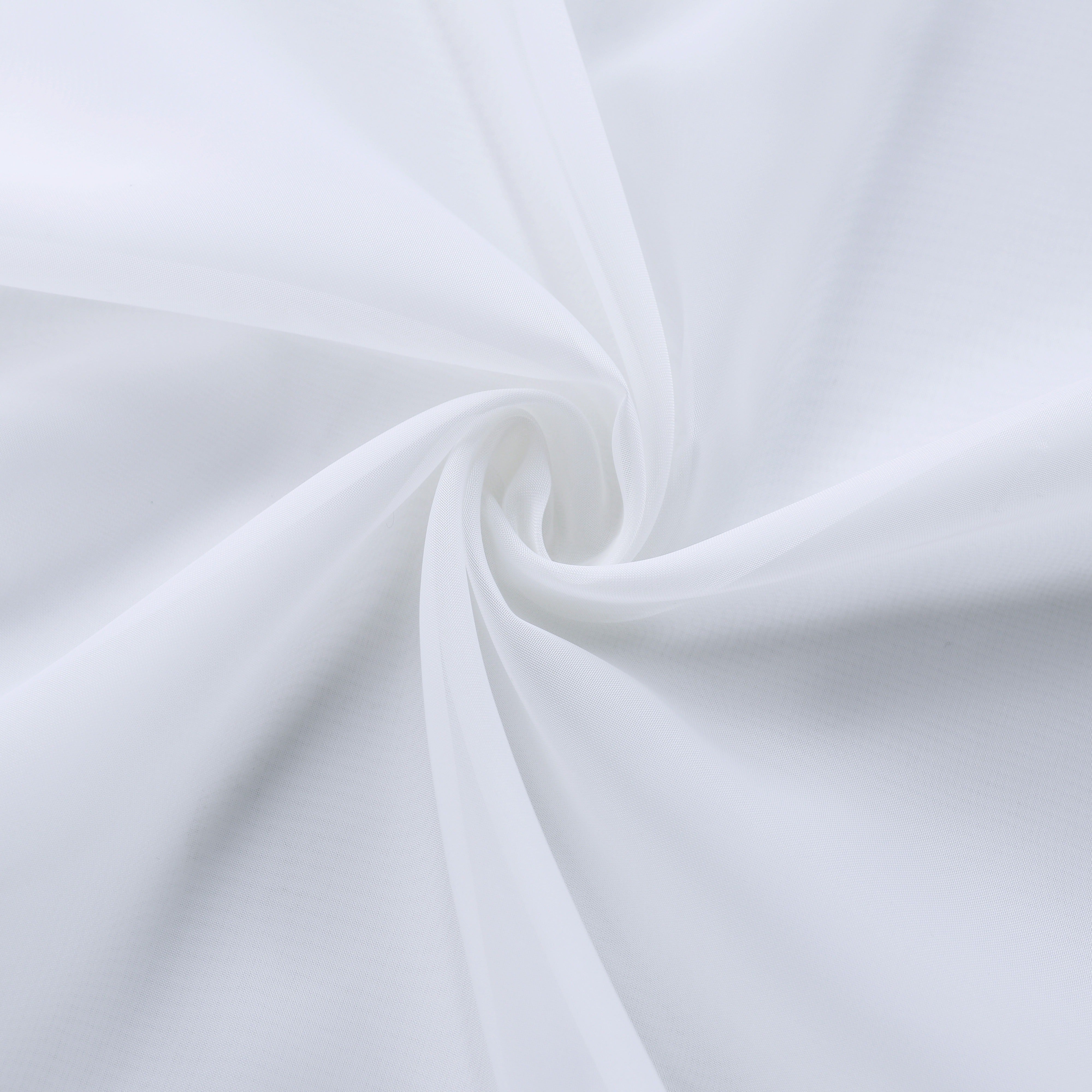 Cortinas de gasa blancas ligeras para sala de estar y dormitorio, transparentes, para barra