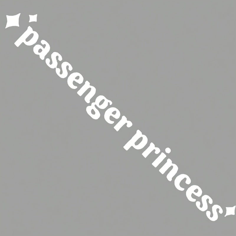 Passenger Car Mirror Decal PVC Universal Decorative Interior Accessory