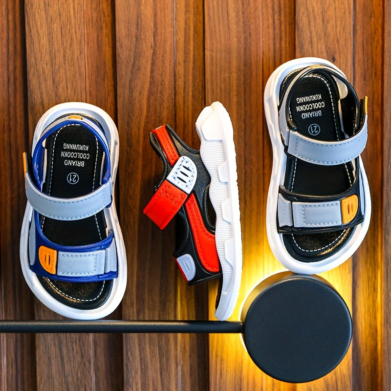 Boys' Summer Breathable PVC Sandals with Non-Slip Lightweight Casual Style