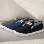 Men's Casual Slip-On Shoes with Elastic Strap Non-Slip Outdoor Walking Camping