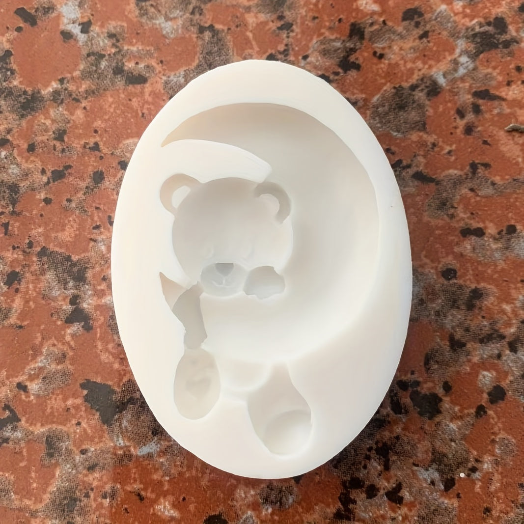 3D Silicone Bear Mold for Candy Chocolate Cake Decorating Baking Kitchen Decor