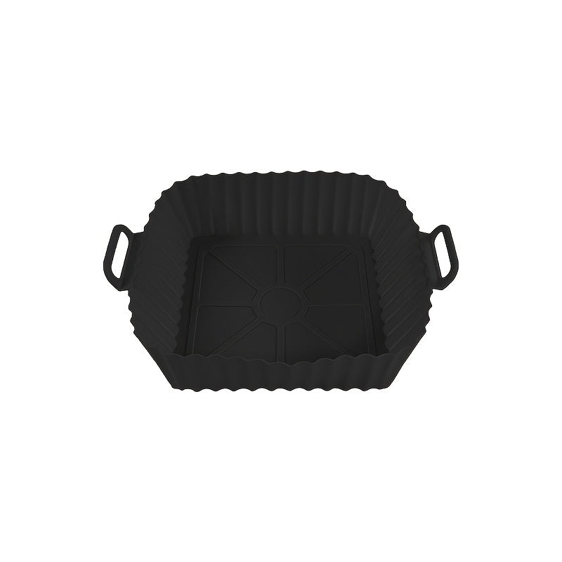 Rejilla de silicona para freidora de aire reutilizable antiadherente apta para microondas 20.32cm cuadrada