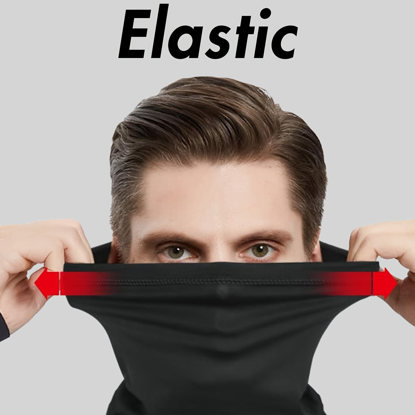 Unisex Breathable Mesh Motorcycle Half Mask Bandana Headscarf for Outdoor Sports