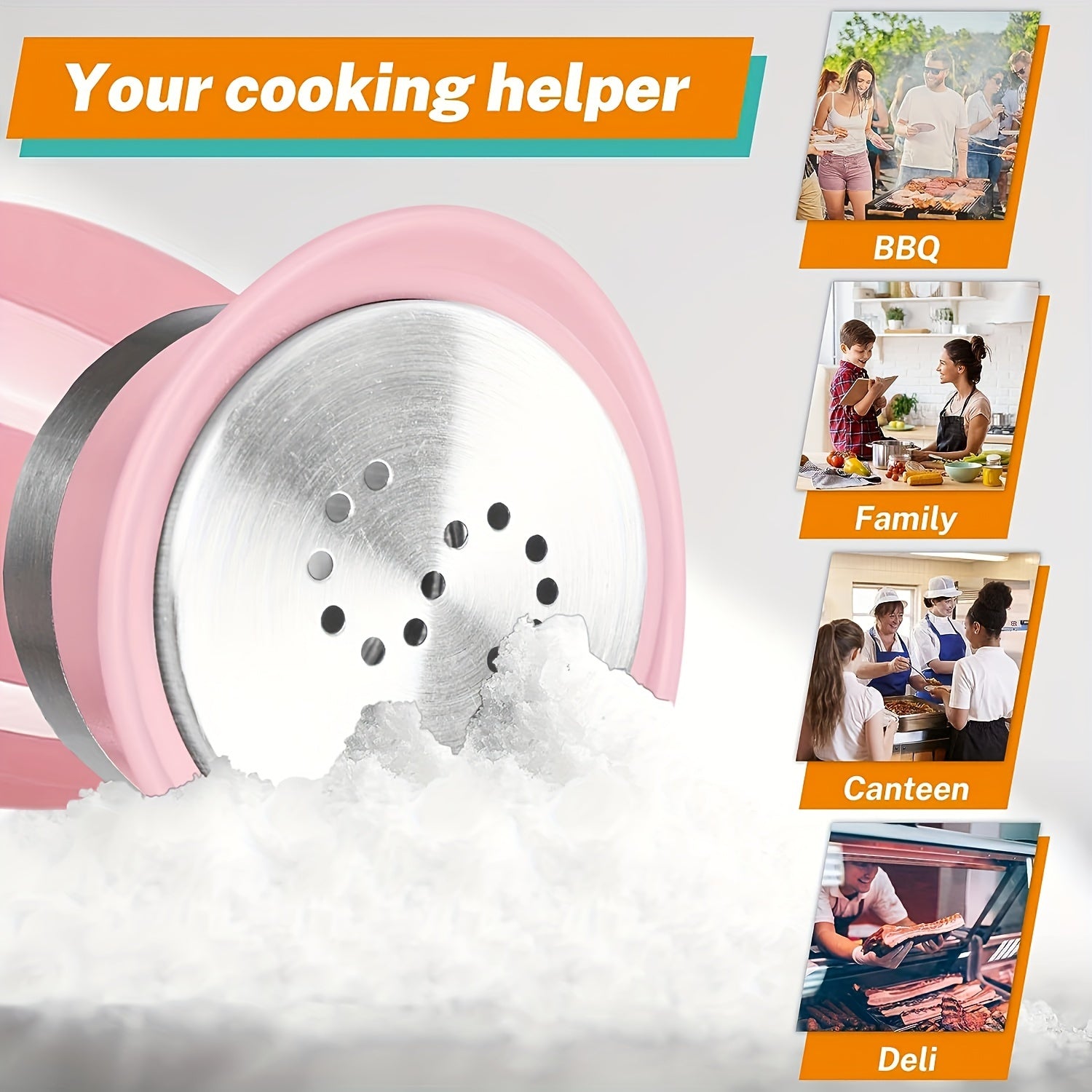 4 oz Pink Glass Salt and Pepper Shaker Set Refillable Stainless Steel Lid