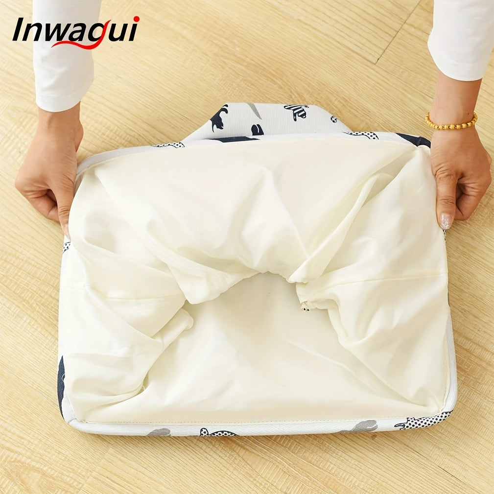 Cesta de almacenamiento de tela Art Deco para bebé niño para juguetes y organización en la habitación infantil