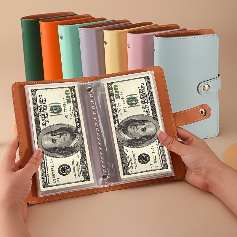 Banknote Organizer with 100 Slots and Cash Storage Notebook