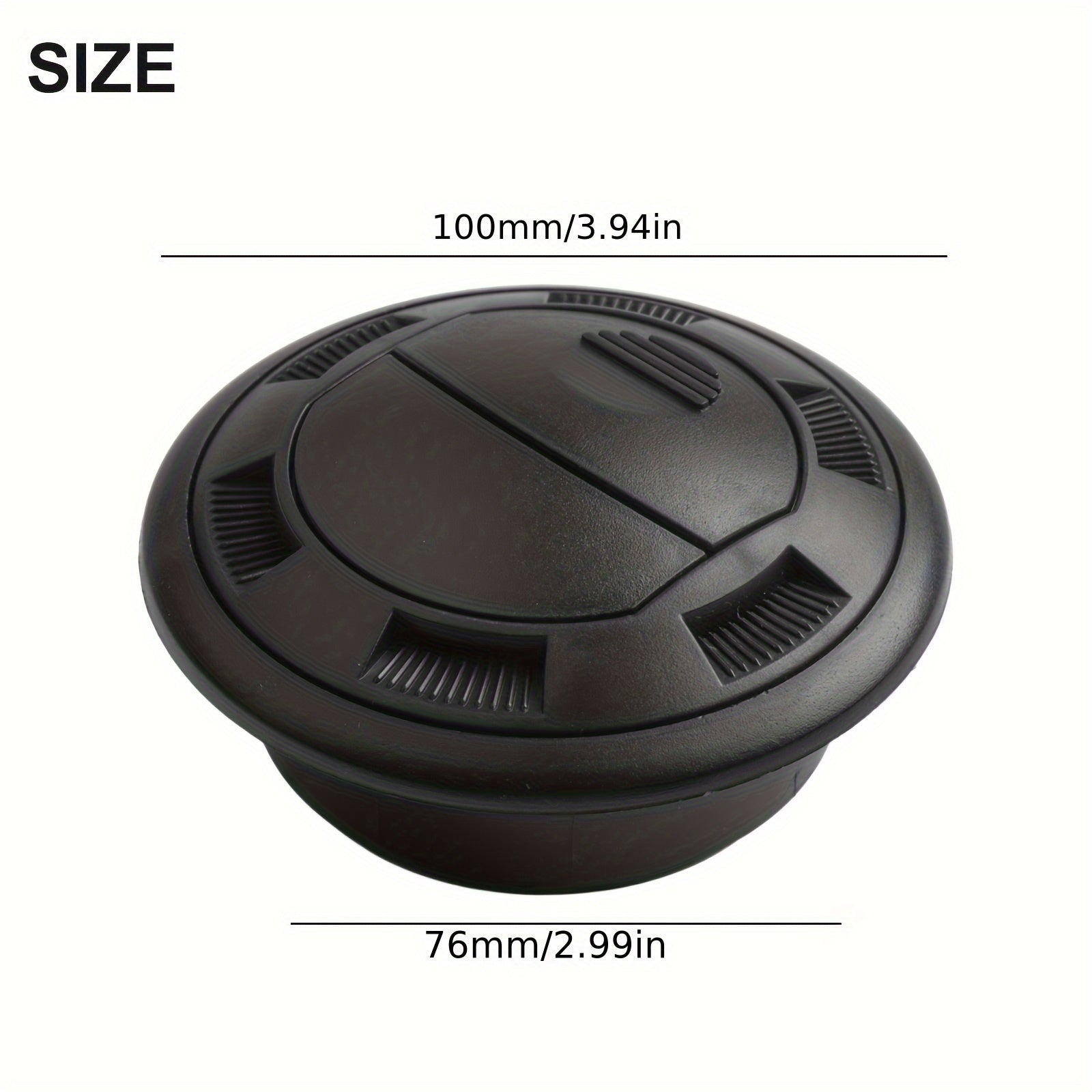 Circular Air Outlet for RV Bus Air Conditioning Duct Without Battery