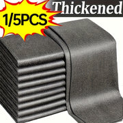 Paño de limpieza de poliéster para ventanas, espejos, coches, cocina, baño, grueso, sin rayas