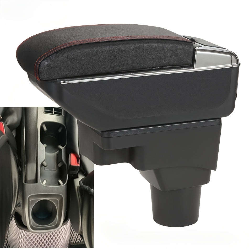 Car Interior Console Armrest Center Storage For Sedan No-Drill Easy Install