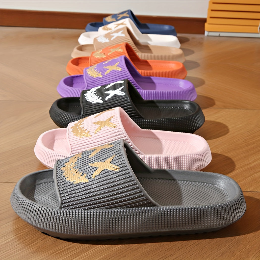 Women's EVA Slippers Indoor Beach Shoes Non-Slip Comfort Colorful