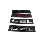 Pegatina de logo de coche para Silverado 6.2L ABS emblema modificado de camioneta