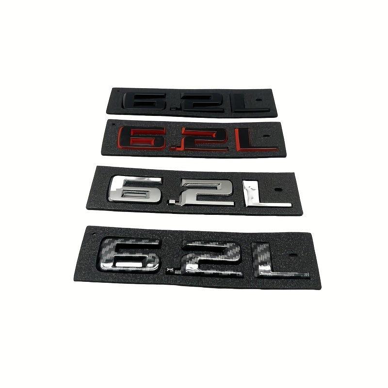 Car Logo Sticker for Silverado 6.2L ABS Modified Pickup Emblem