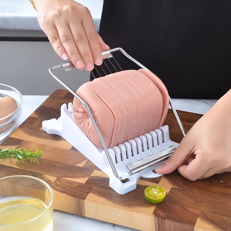 Stainless Steel Manual Meat Slicer for Ham and Lunch Meats Kitchen Tool