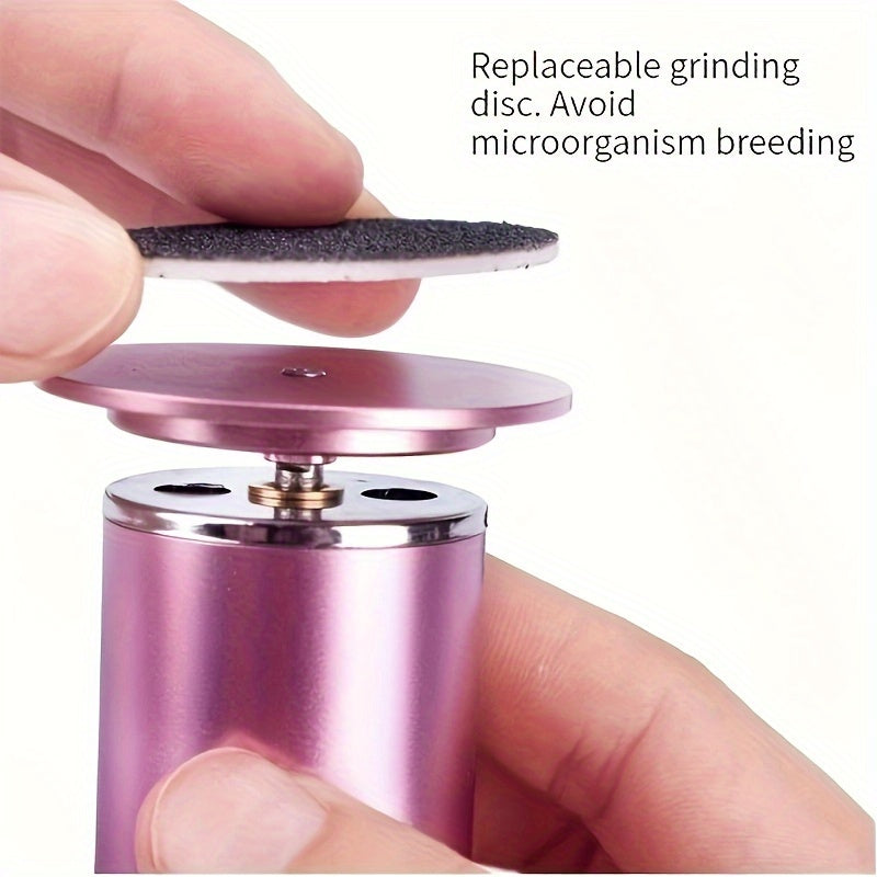 Электрический аппарат для удаления мозолей на стопах с регулируемой скоростью и 60 шлифовальными дисками, перезаряжаемый инструмент для педикюра