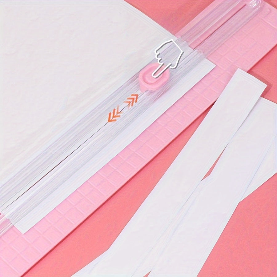 Portable Paper Cutter Trimmer for A3/A4 Paper Office School Home Durable Plastic