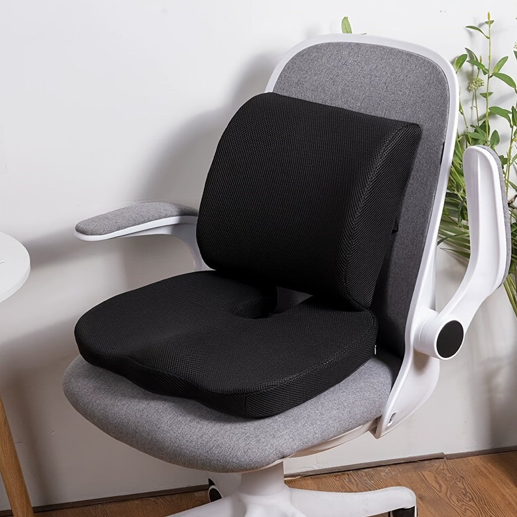 Пенополиуретановая подушка для сиденья для автомобиля, офиса, кухни с поясничной поддержкой и защитой бедер
