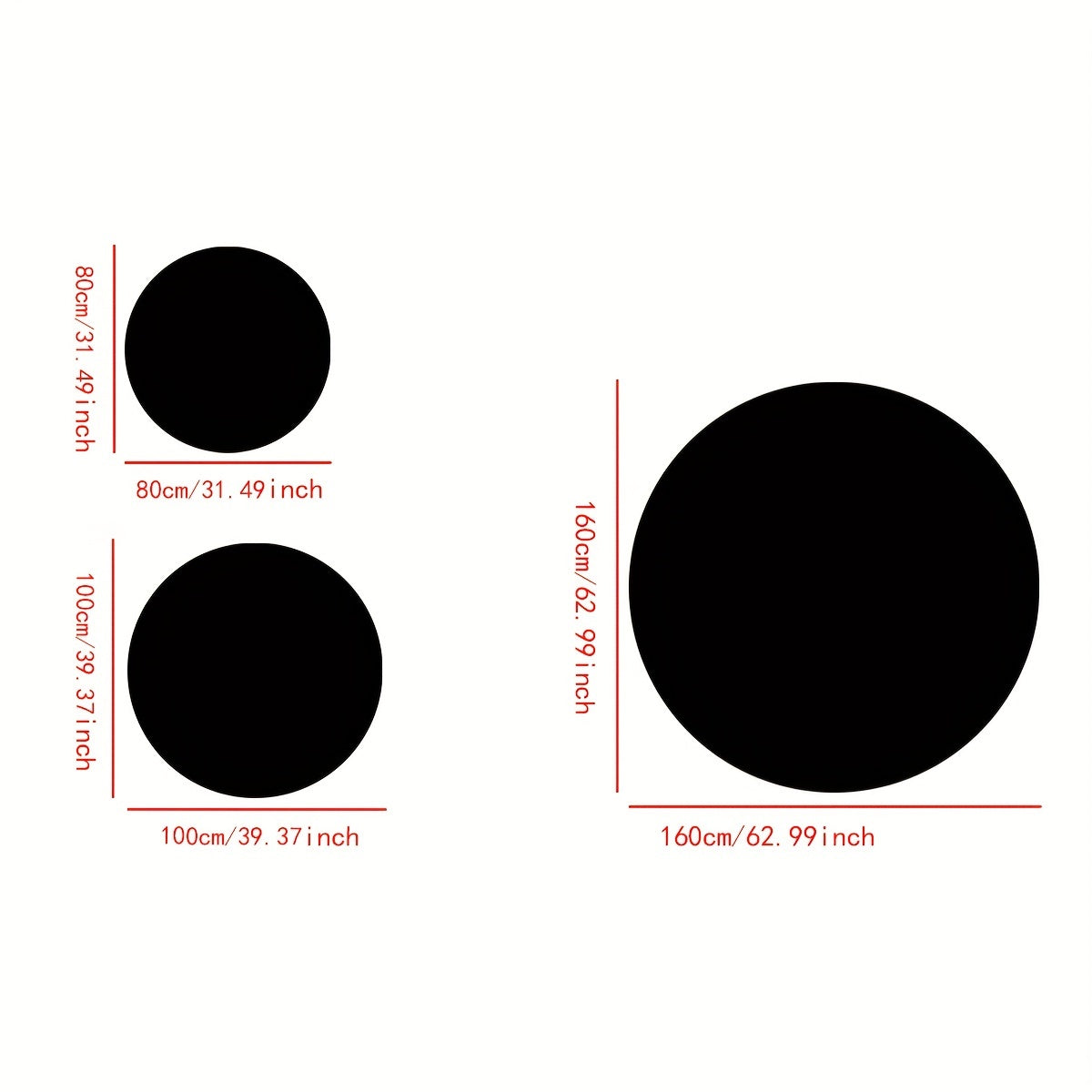 White Round Faux Fur Area Rug Soft Plush Cozy for Living Room Bedroom