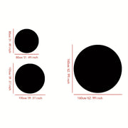 White Round Faux Fur Area Rug Soft Plush Cozy for Living Room Bedroom