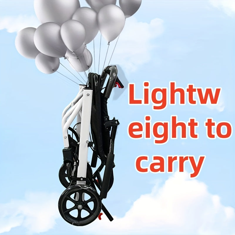 Lightweight Carbon Wheelchair with Linear Pull Brakes and Shelves
