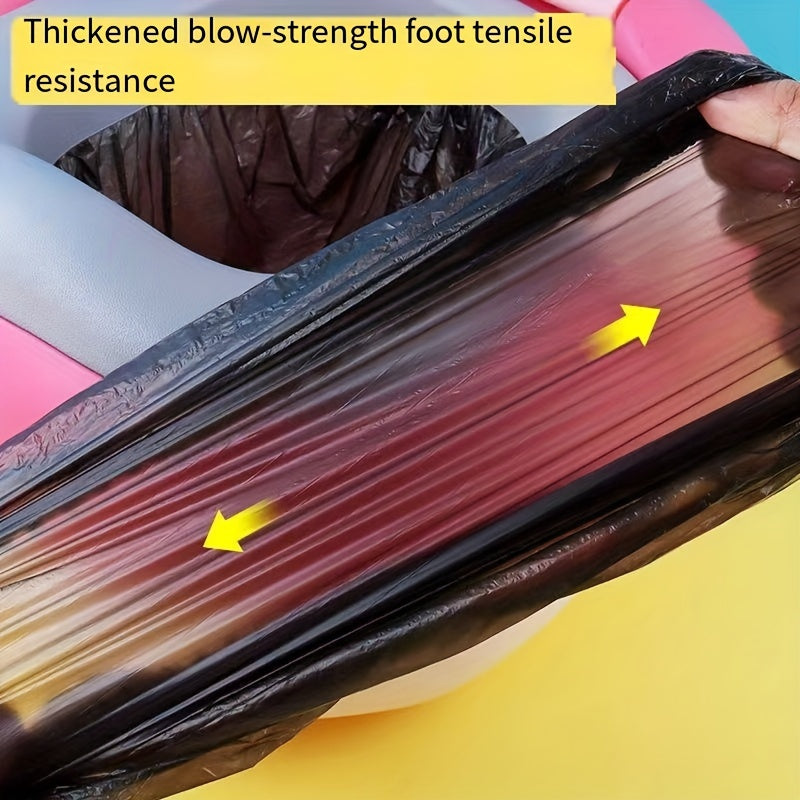 Bolalar hojatxonasi uchun bir martalik plastik sumka, tozalash sumkasi yoki bosh qopqog'i sifatida ishlatilishi mumkin, suv o'tkazmaydigan va chang o'tkazmaydigan, qalinligi oshirilgan.