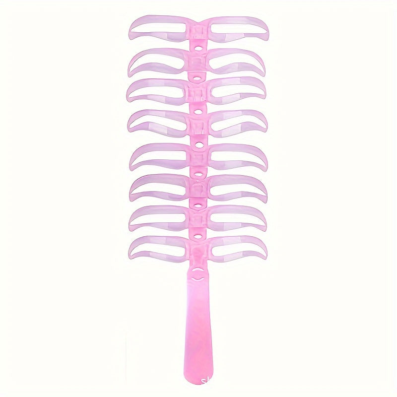 8pc Hypoallergenic Eyebrow Shaping Kit with Reusable Purple Stencils