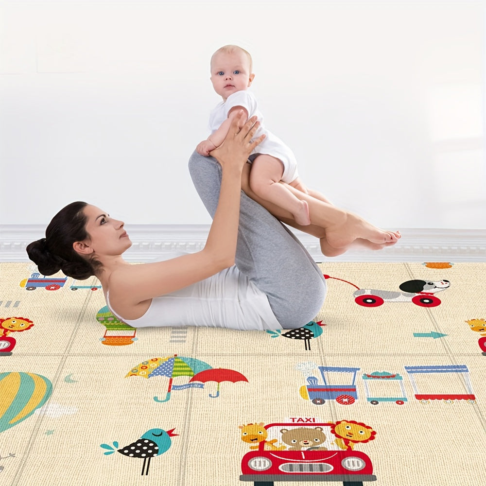 Baby Crawl Mat Foldable Odorless Soft Play Area for Children in Living Room
