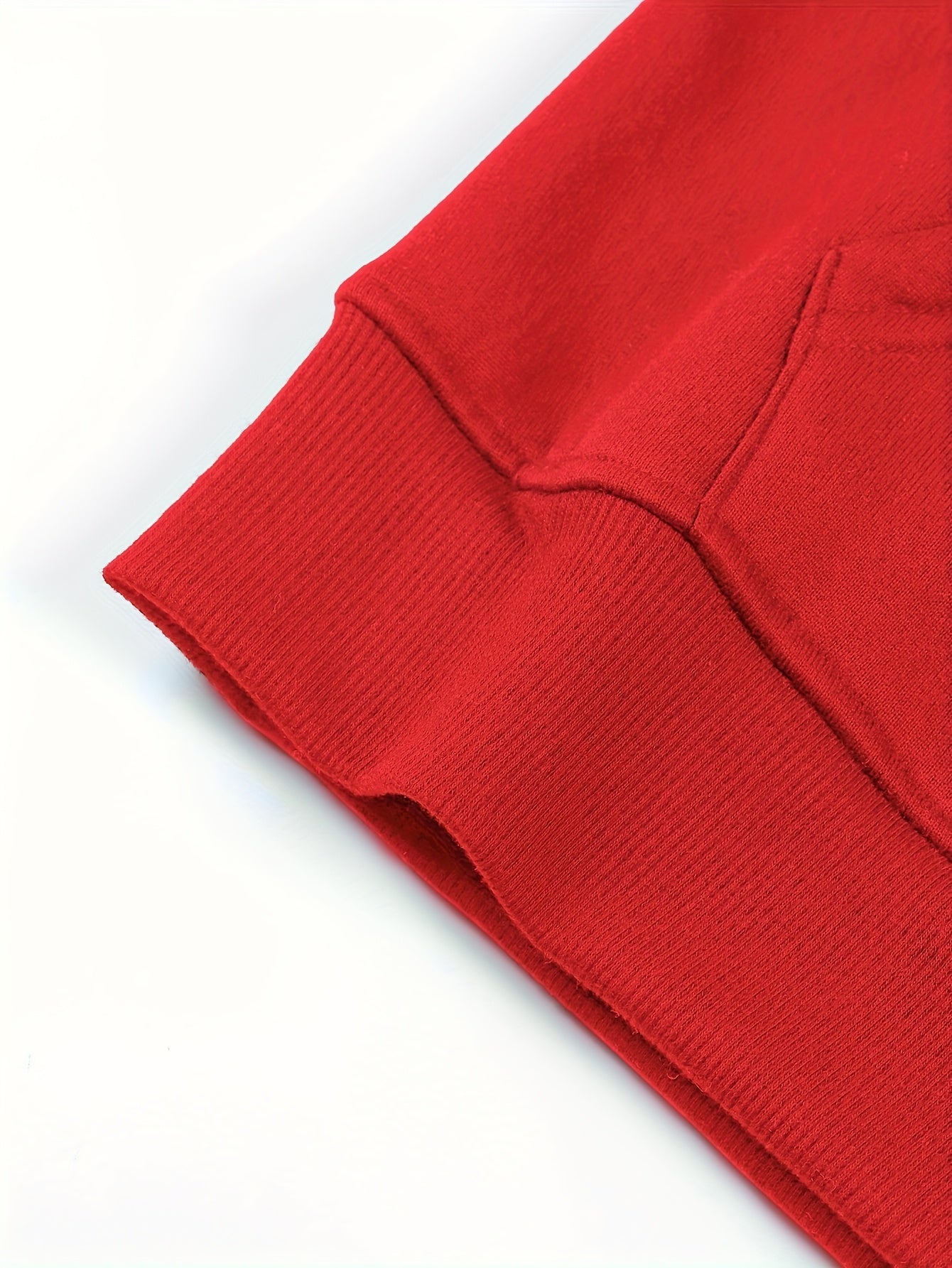 Women's Red Hoodie with Mickey Mouse Print Zip Casual Fall Winter