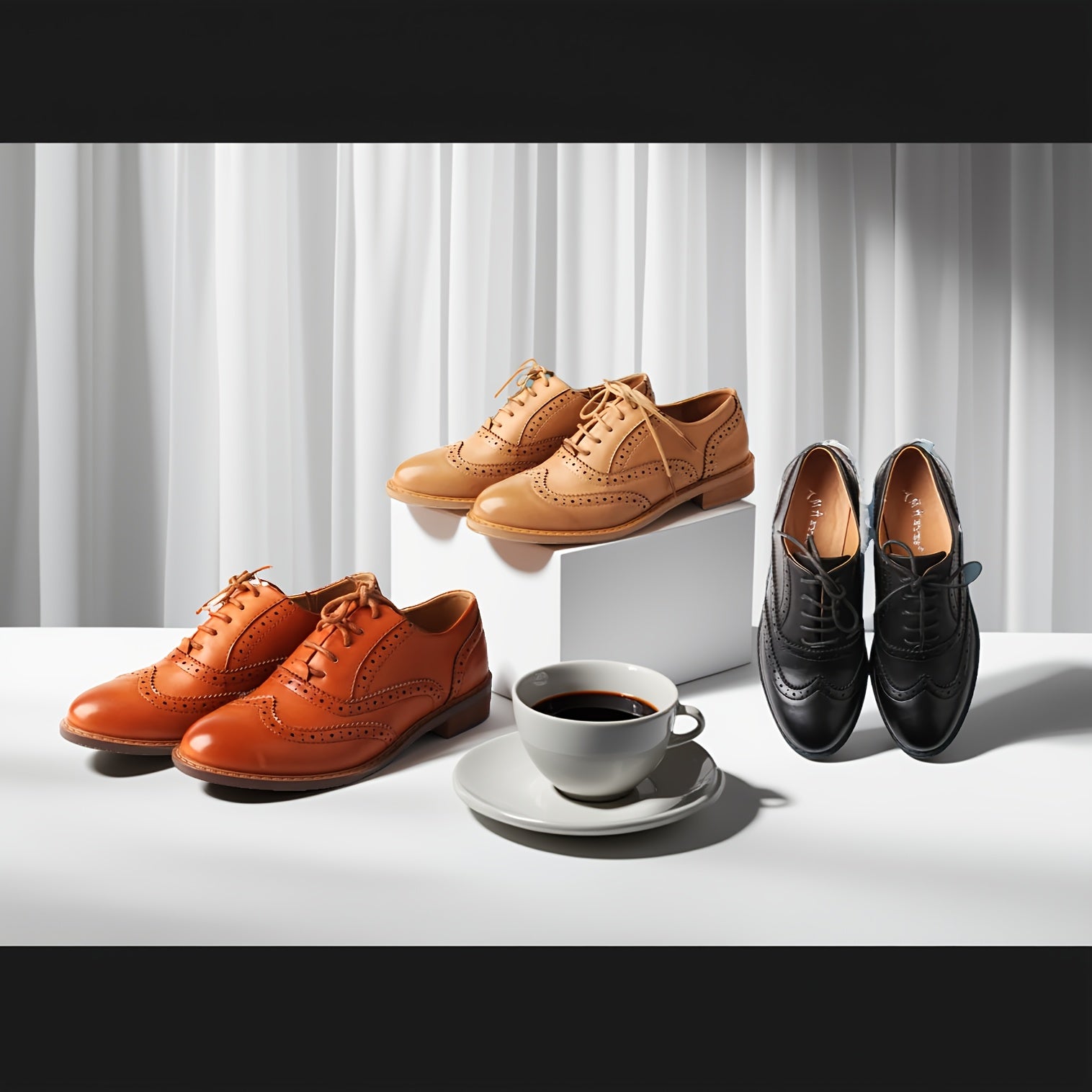 Women’s Oxford Shoes Synthetic Floral Pattern Chunky Heel All-Season