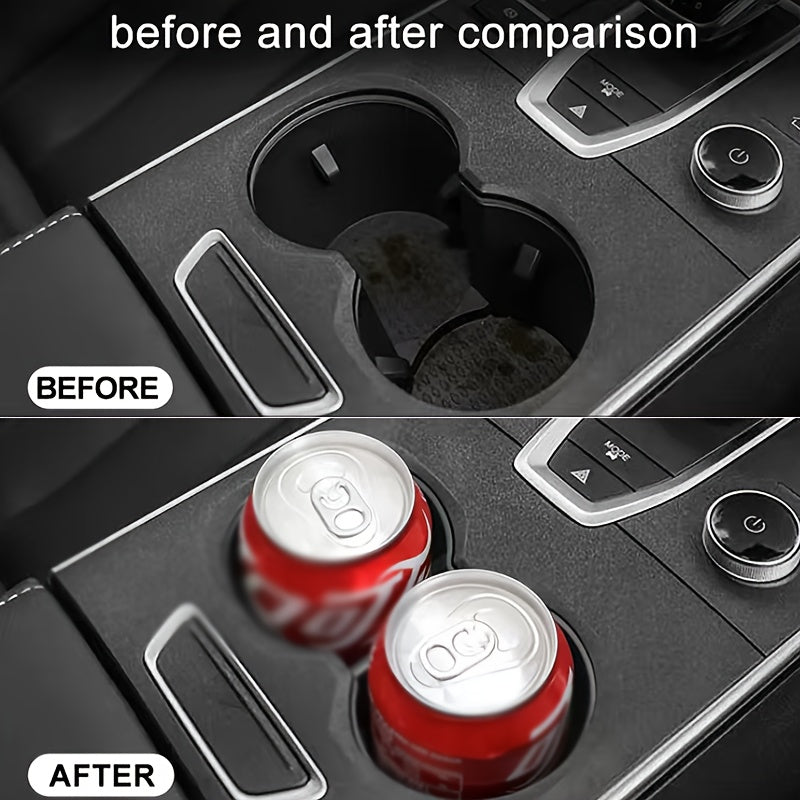 Car Interior Cup Holder Organizer Black for 2022-2025 OMODA C5 Adjustable Storage