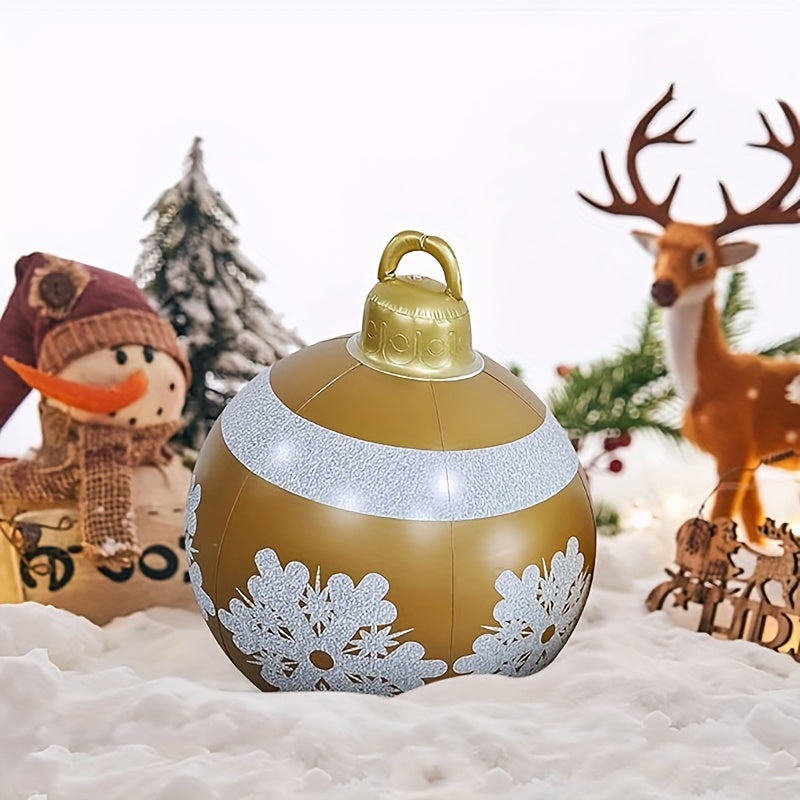 Inflatable Christmas Balls PVC Ball Decorations for Gardens and Entrance Halls