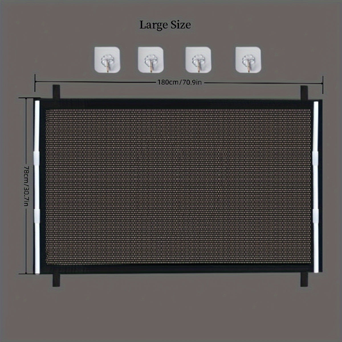 Pet Mesh Gate for Dogs Portable Cloth Safety Security