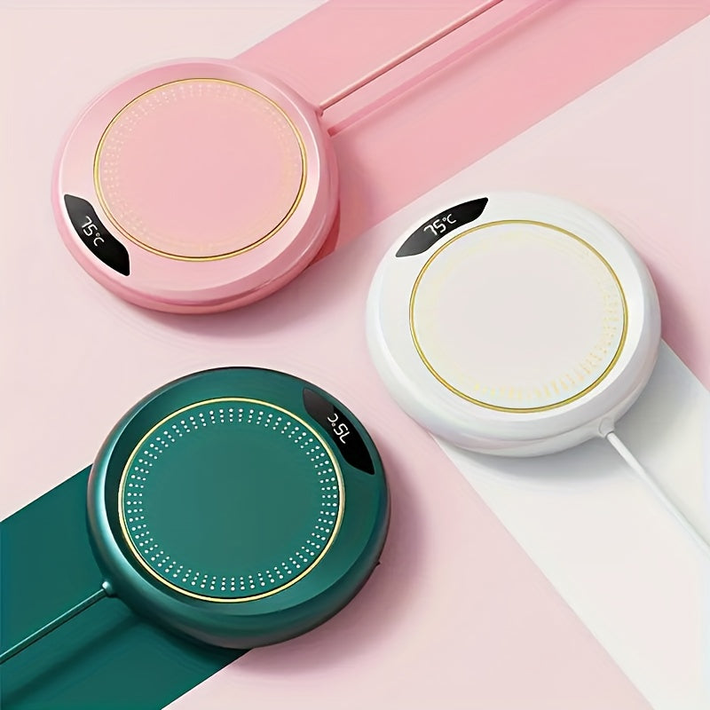 Pink USB Coffee Warmer Pad Small Desk Beverage Heater 36V