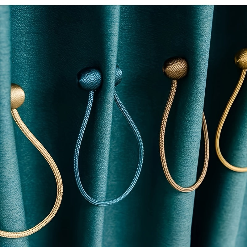 Ganchos magnéticos para cortina de ducha de baño, paquete de 2 para una instalación fácil