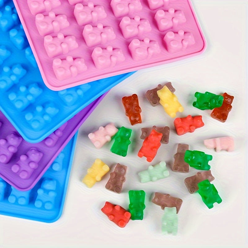 1 dona Dinosaur Gummy Bear Silikon Shirinlik Formasi DIY Shokolad va Gummy uchun, yopishqoq emas.