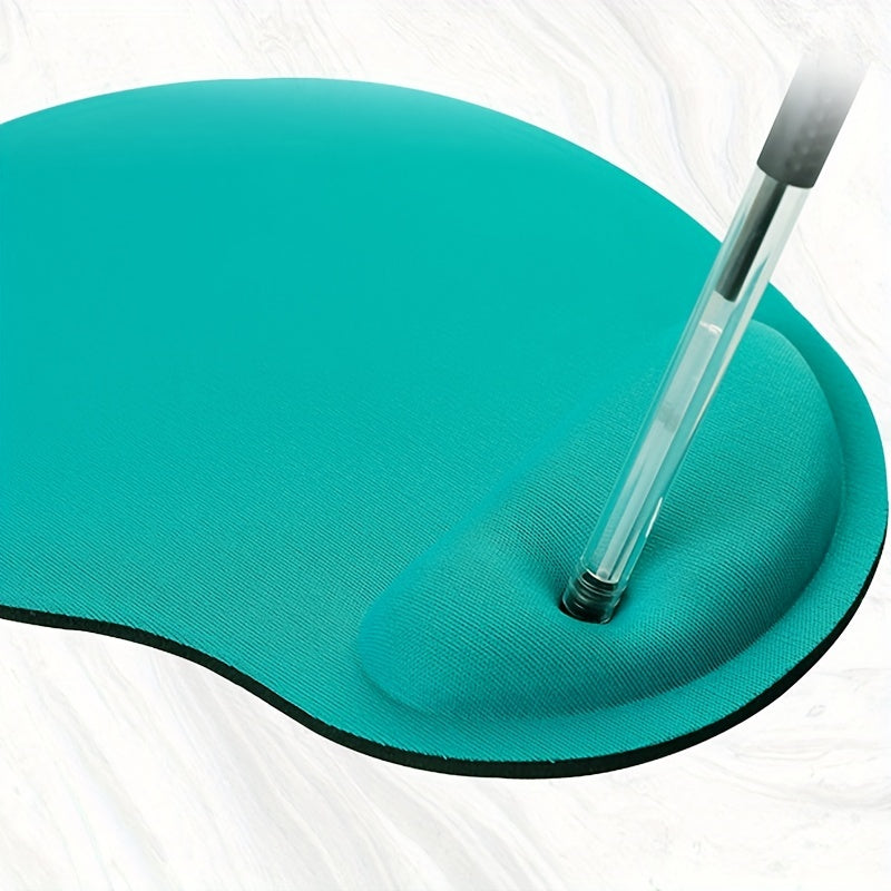Ergonomic EVA Wrist Support Cushion with Memory Foam Mouse Pad for Office or Computer Use