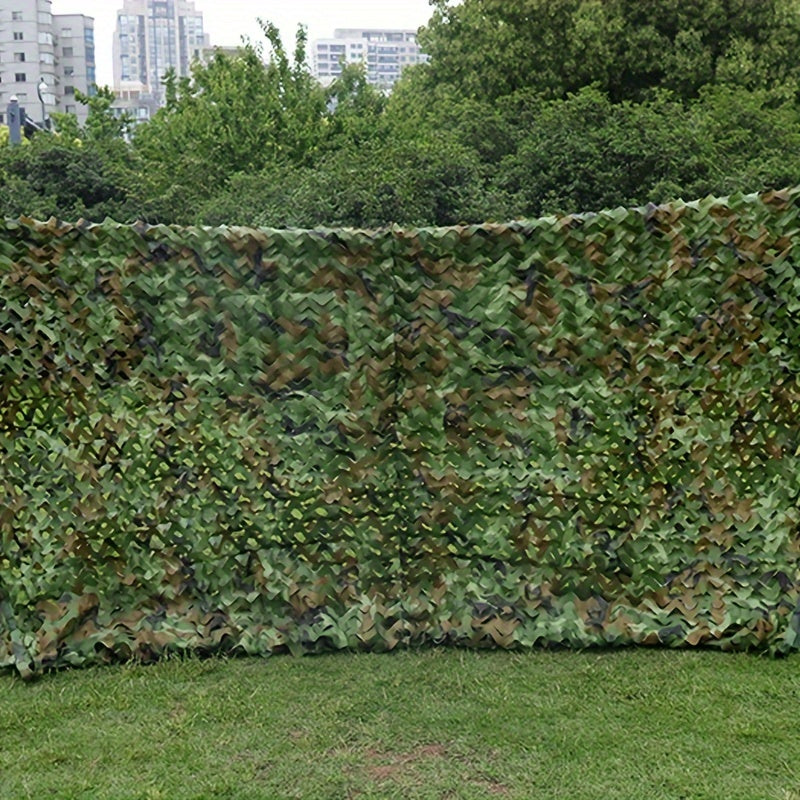 Camouflage Hunting Backstop Net and Ghillie Suit Curtains for Camping and Outdoor Activities