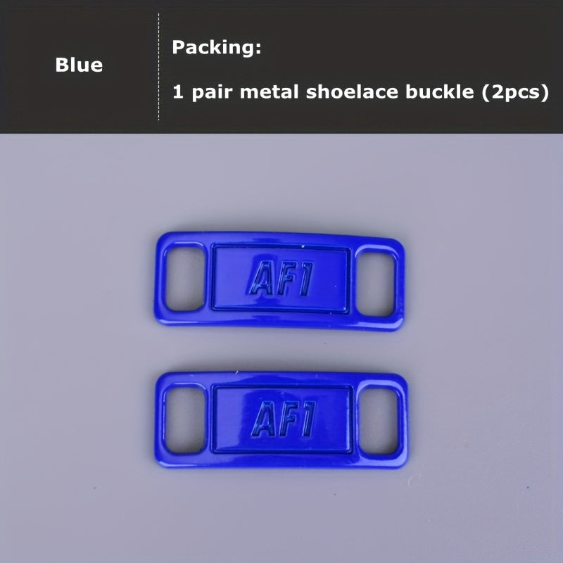 Unisex Shoe Lace Buckle Silver Metal Shoe Accessory