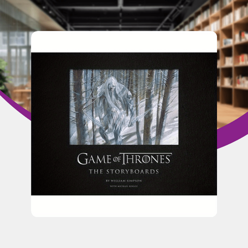 Game of Thrones The Storyboards Hardcover Book by Michael Kogge 2019