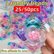 25/50 Count Laundry Detergent Pods Concentrated Stain Remover Long-Lasting Scent