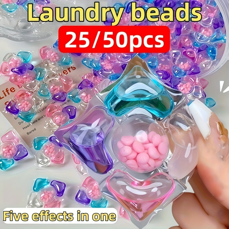 25/50 Count Laundry Detergent Pods Concentrated Stain Remover Long-Lasting Scent