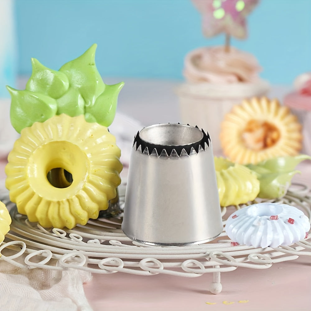 Large Stainless Steel Piping Tip for Cake Decorating Russian Icing Nozzle