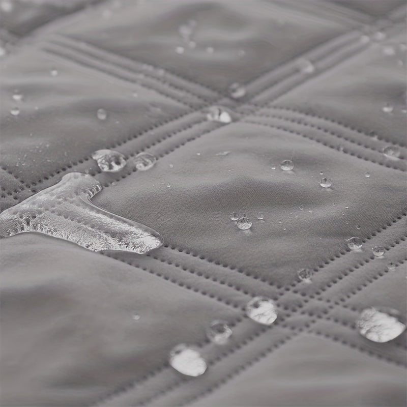 100% polyesterdan tayyorlangan suv o'tkazmaydigan uy hayvonlari divan qoplamasi, barcha mavsumlar uchun, ko'p ranglarda to'qimalangan dizayn bilan zamonaviy uslub. Mashinada yuvish mumkin, uy hayvonlari uchun mukammal.