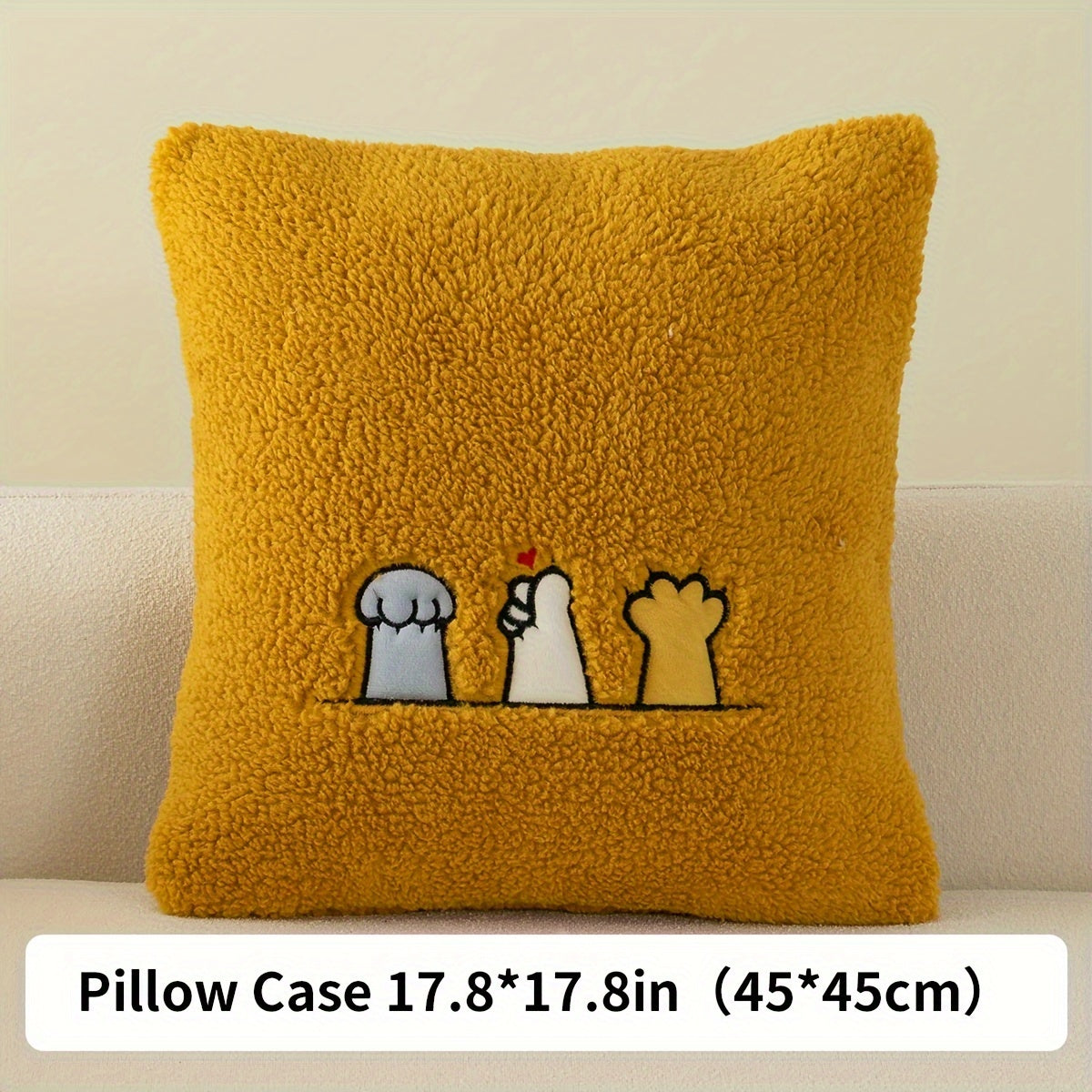 Plush Sofa Slipcover and Pillowcase Protects Furniture in Any Room