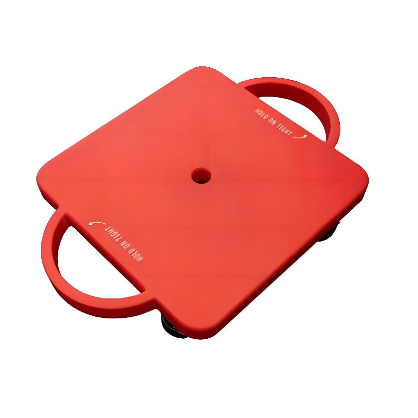 Kids Riding Scooter Board for Kids Age 3+ with Handles, PP Material, Red and Green