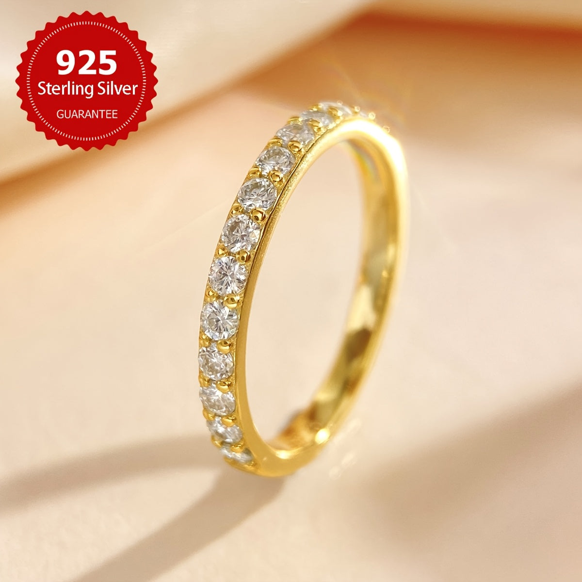 Women's Silver Morganite Ring with Varying Stone Sizes for Weddings and Gifts