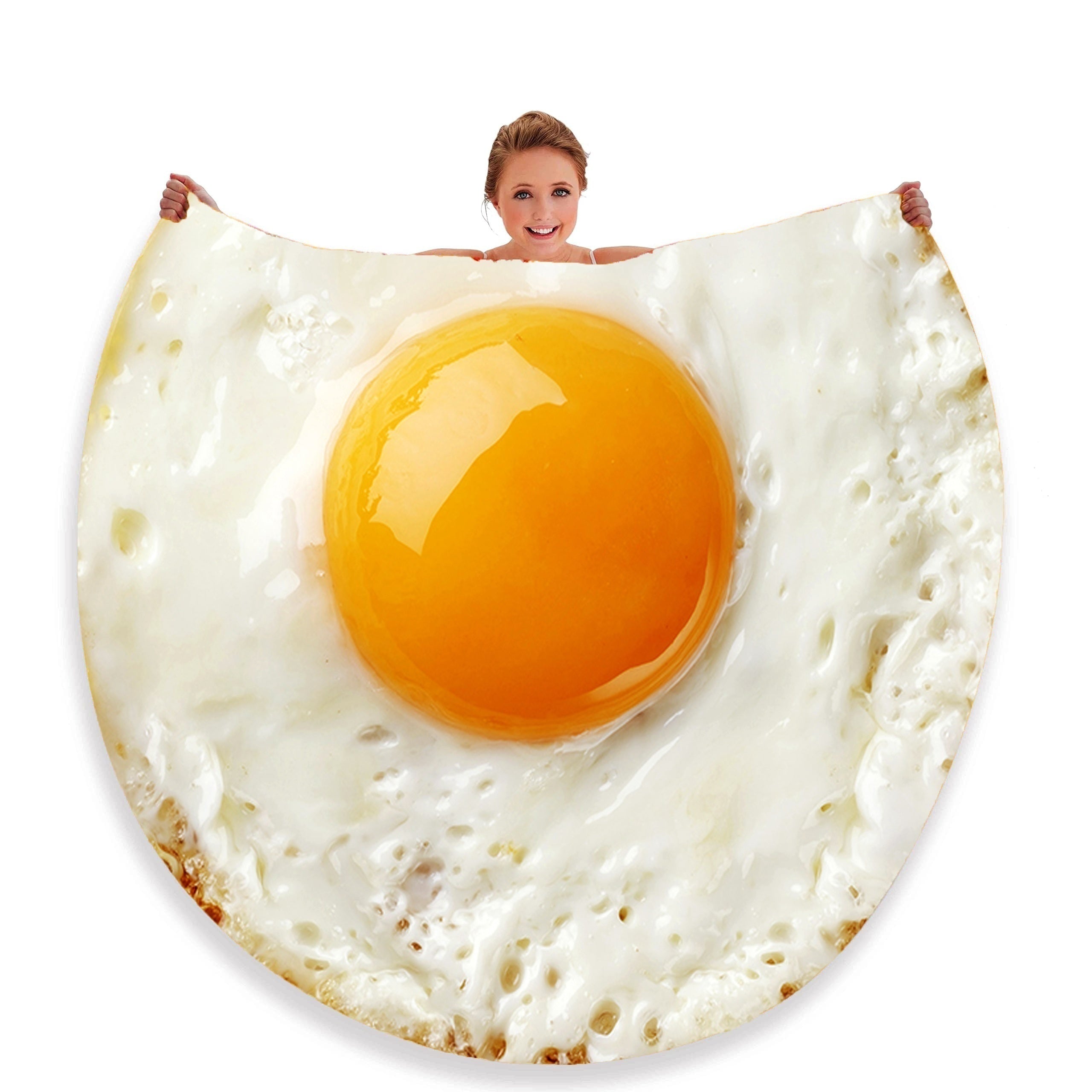 Reversible Microfiber Food Pattern Blanket for Kids and Adults