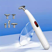 9 ta intensivlik darajasi va orqa, bo'yin va belni yengillashtirish uchun almashtiriladigan boshli quvvatlanadigan massaj qalam. USB quvvatlanishi va 350mAh litiy polimer batareyasi mavjud.