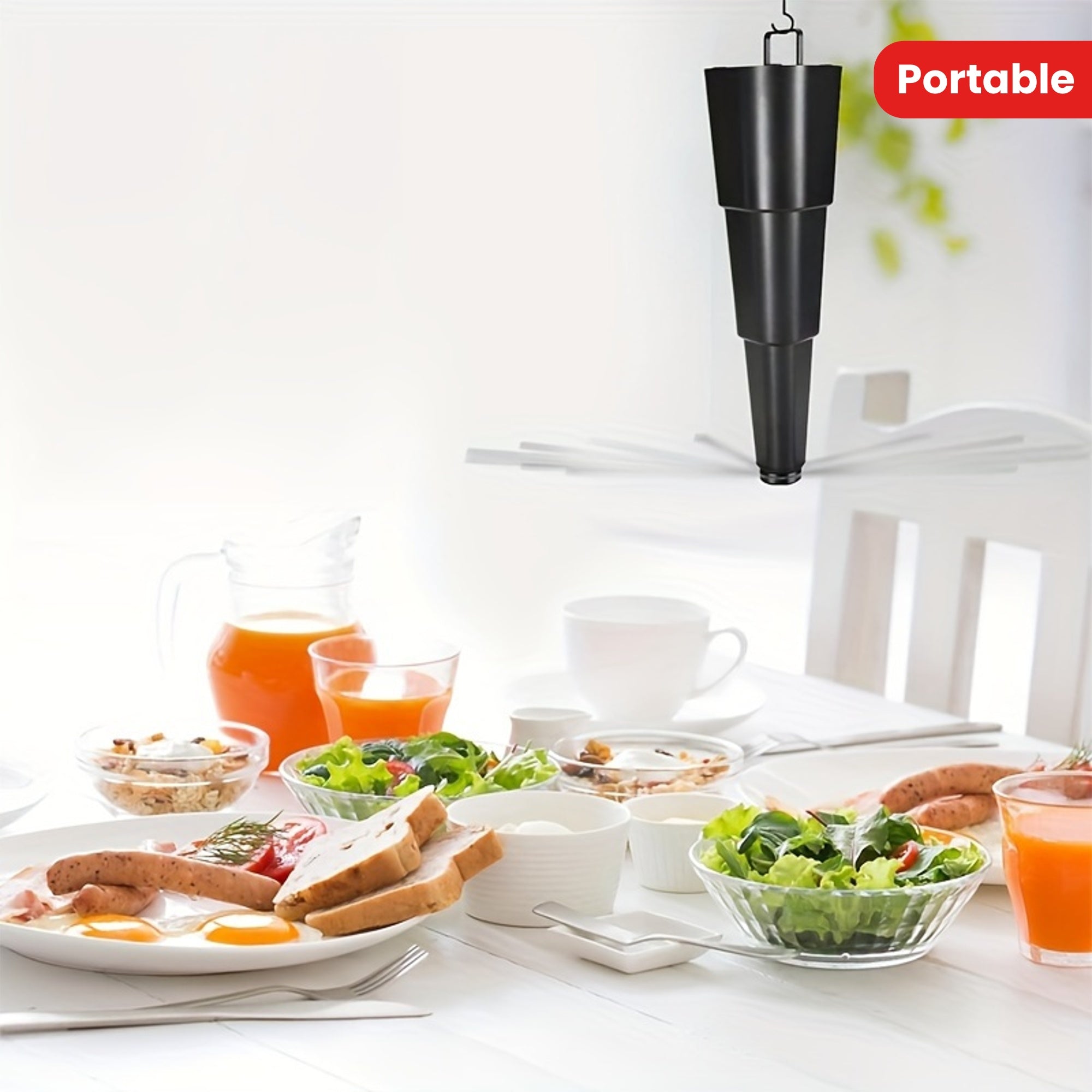 Portativ batareyali uchuvchi chivinlarni qaytaruvchi fan ABS stol usti hasharotlarga qarshi vosita ichki va tashqi muhit uchun