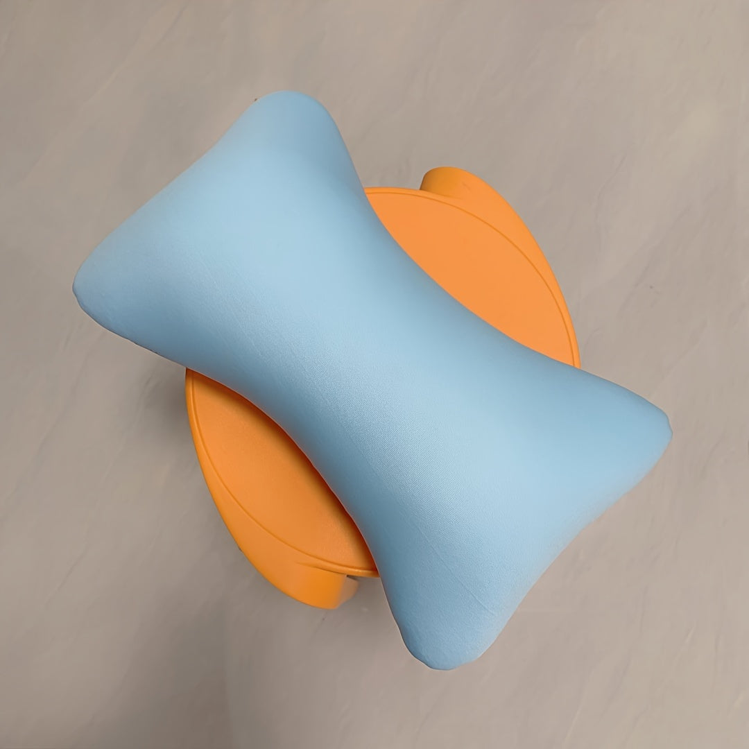 Almohada de microperlas en forma de hueso para viajes y soporte cervical